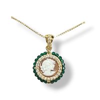 Collar Mandile 1922 Mujer Cammei  in Plata Conchiglia 2KK56084VCO